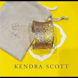 Kendra Scott Gold Filigree Cuff Bracelet